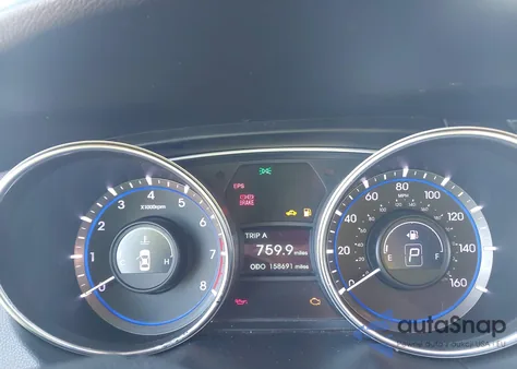 2013 Hyundai Sonata Se 2.0T из США, поврежденный, VIN 5NPEC4AB7DH748533